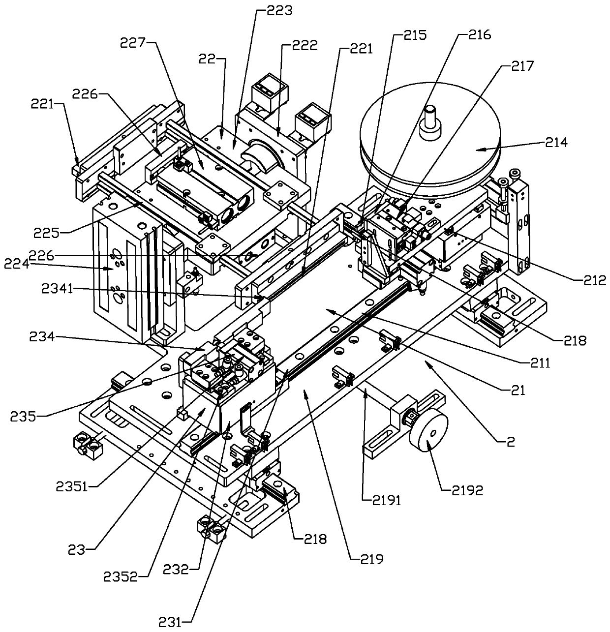 A resin product sticker equipment