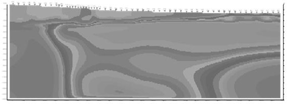 Magnetotelluric frequency division tomography inversion method