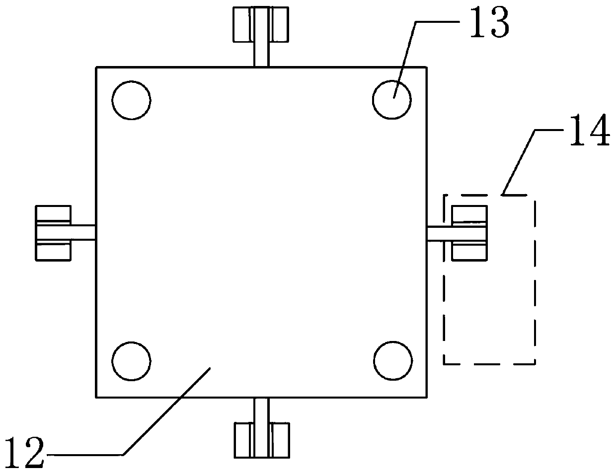 Inertial device residual moment measurement device and method