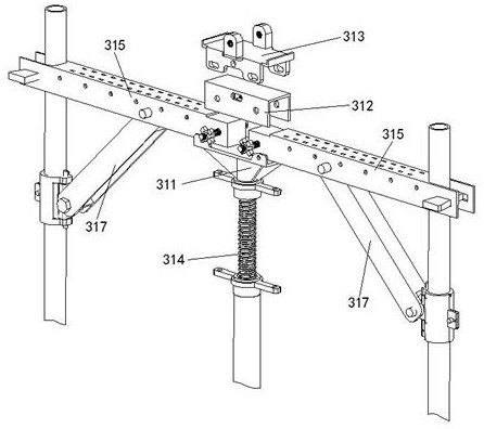 Beam-wall quick-mounting and early-dismounting beam structure facilitating beam bottom adjustment and positioning