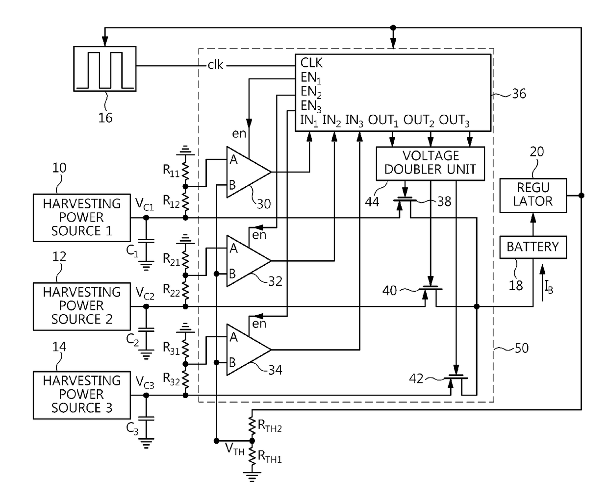 Power management apparatus and multi-source energy harvesting system using the same