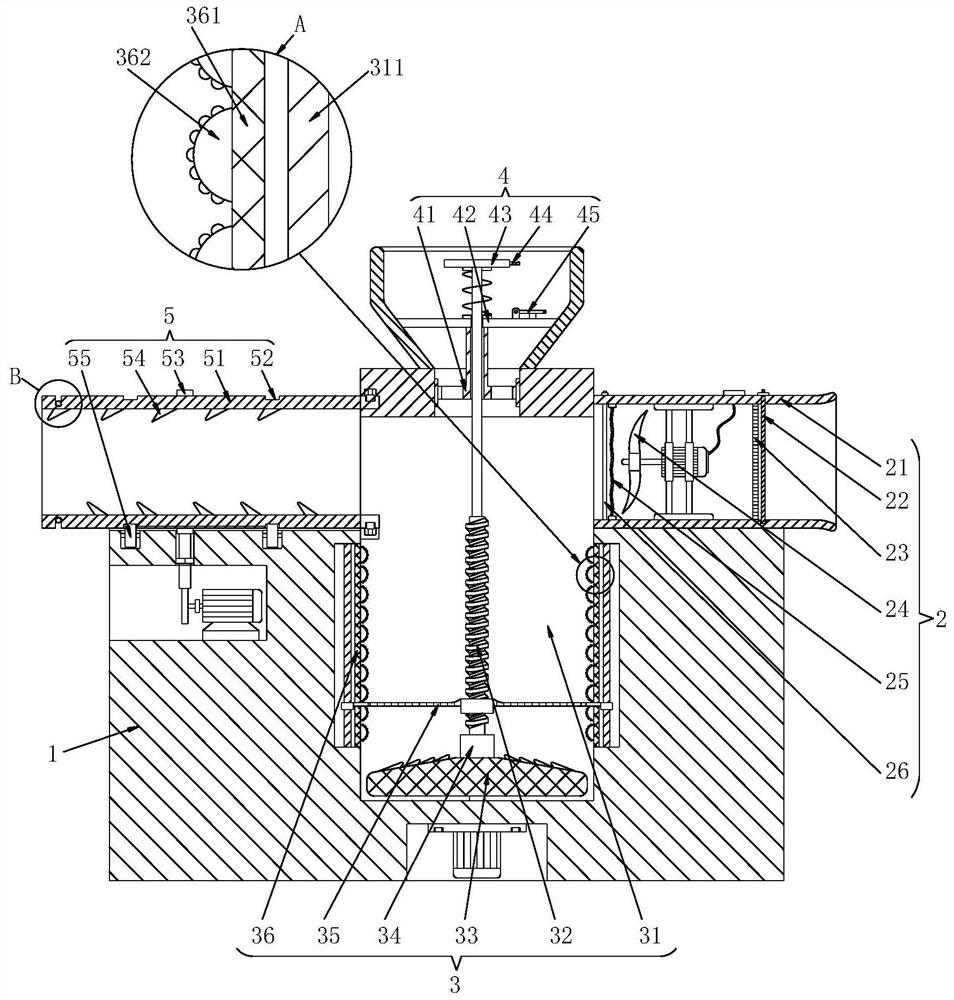 A kind of foam plastic recycling and granulation treatment system