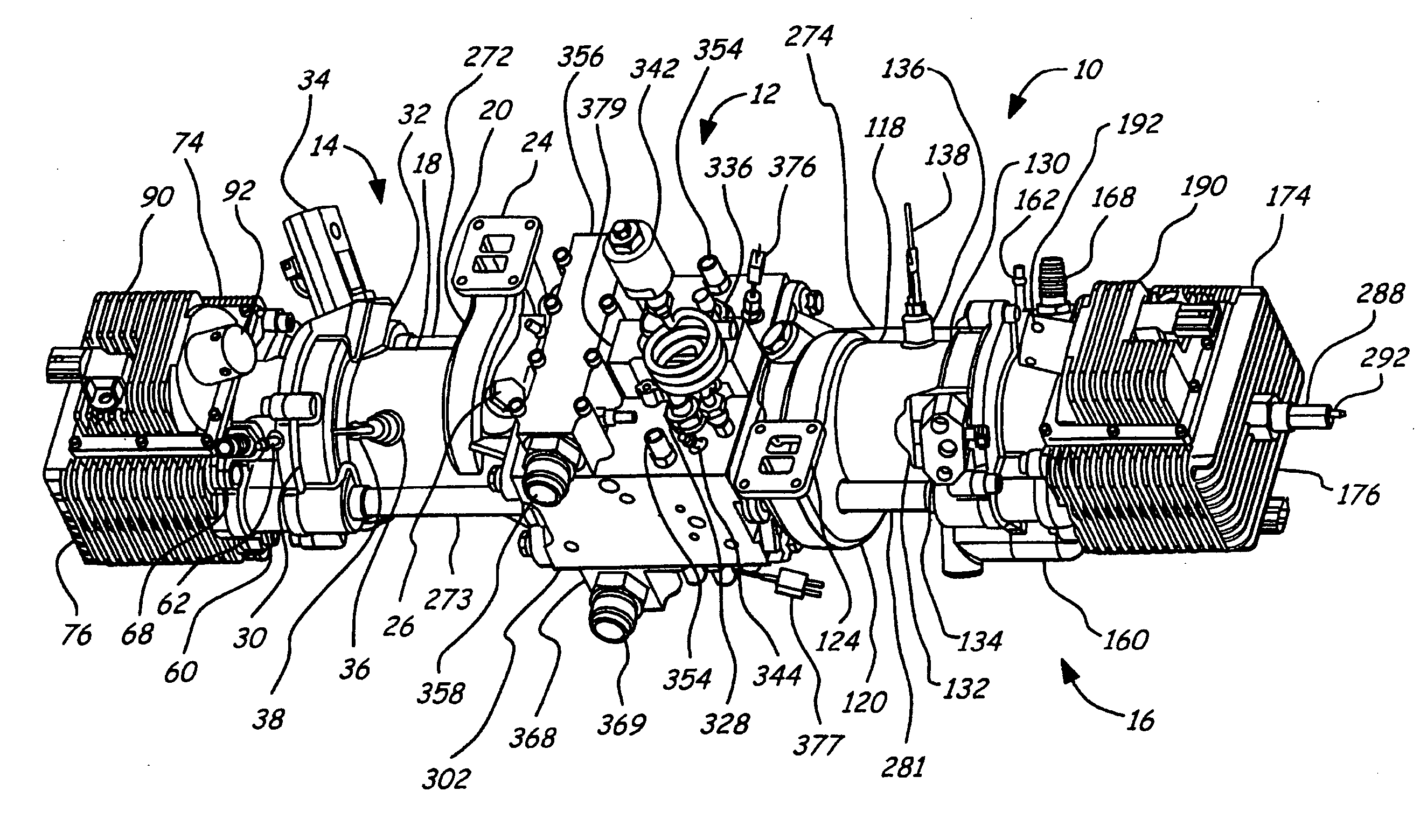 Piston guides for a free piston engine