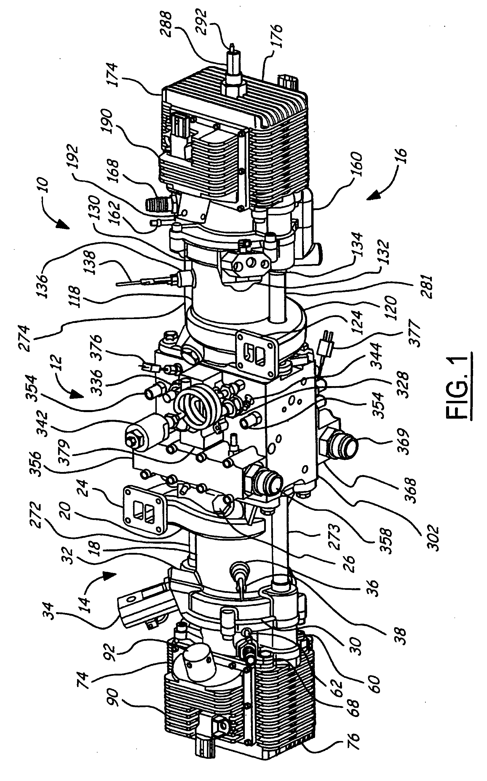 Piston guides for a free piston engine