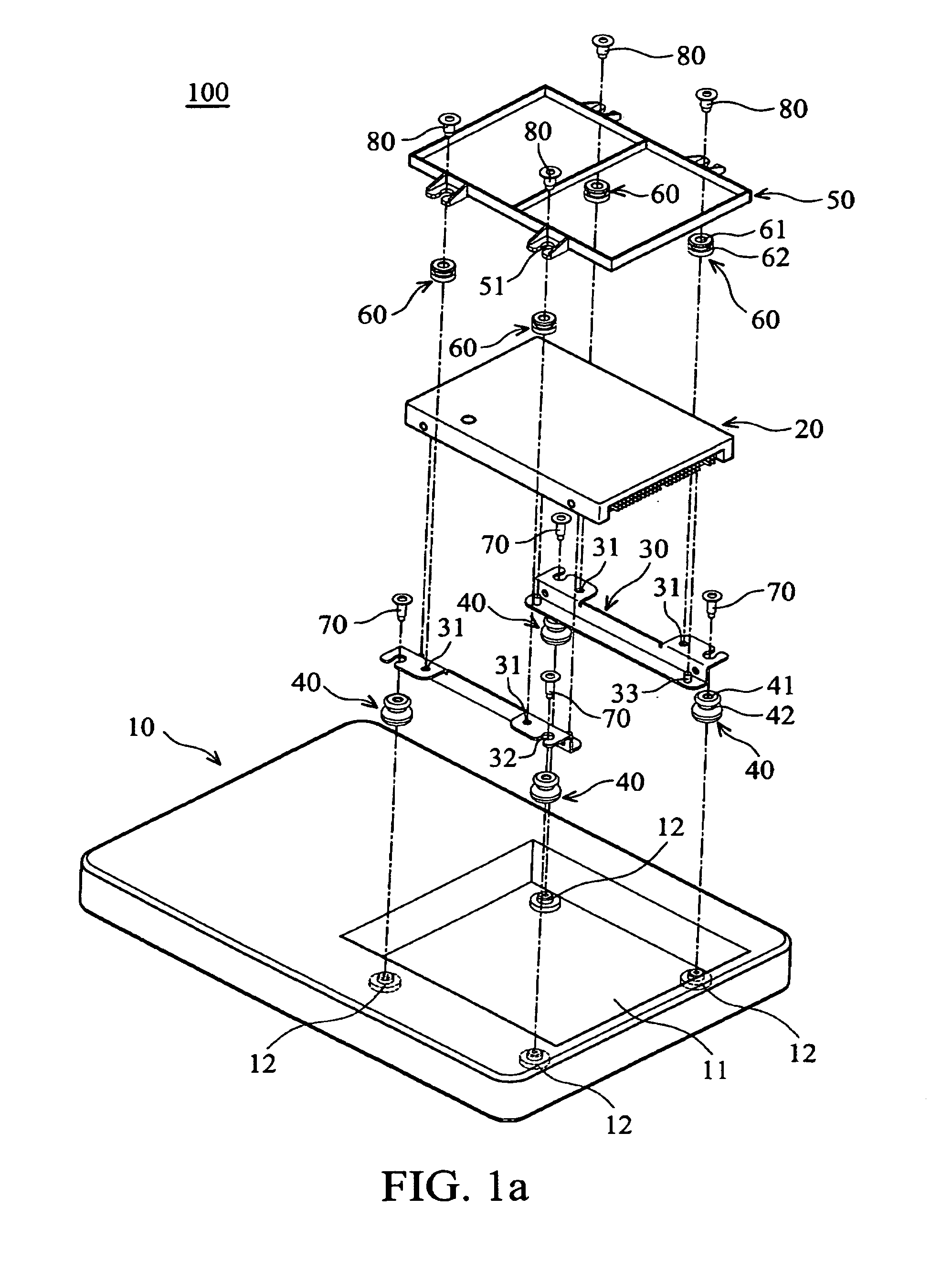 Shock absorber assembly and portable computer utilizing the same