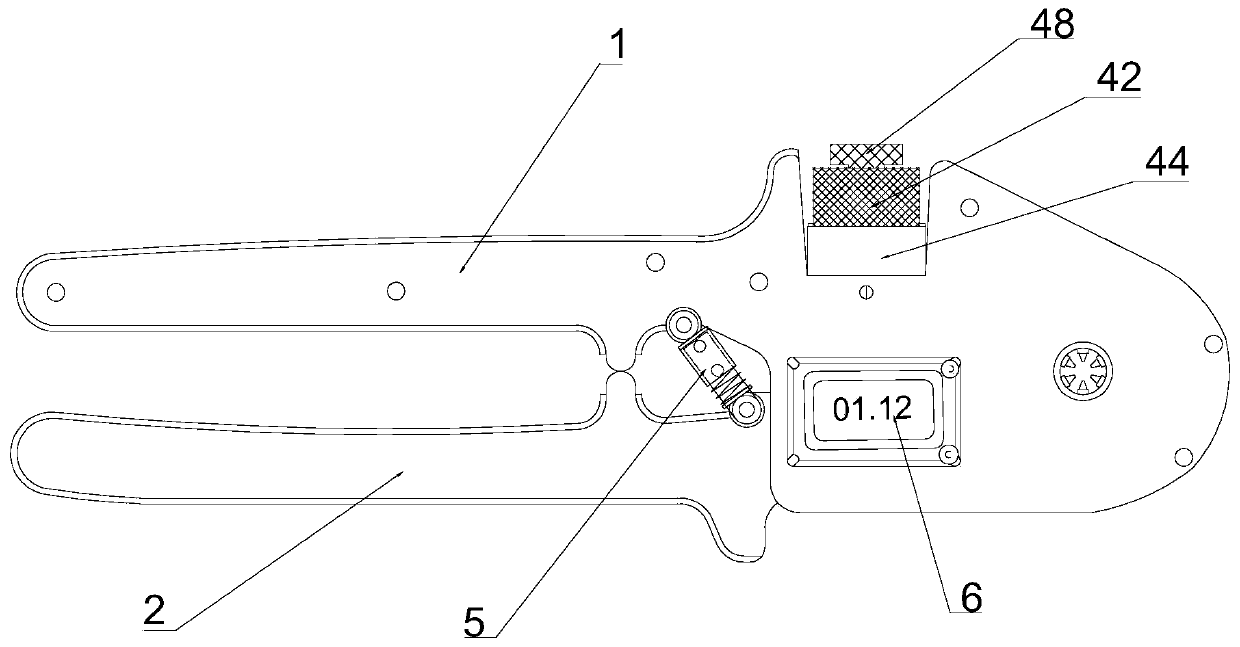 Adjustable manual digital crimping pliers