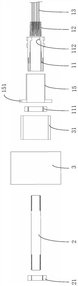 Tensioning and anchoring system of carbon fiber plate bundle and tensioning method thereof