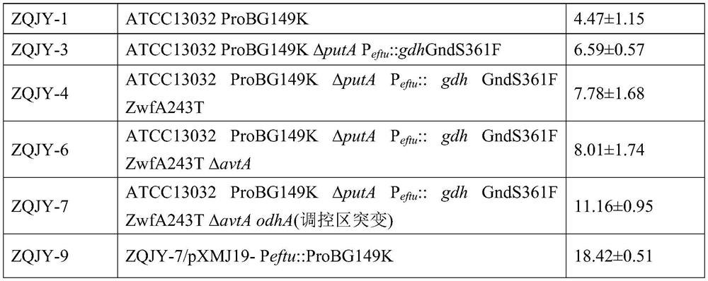 Method for improving production capacity of amino acid producing strain