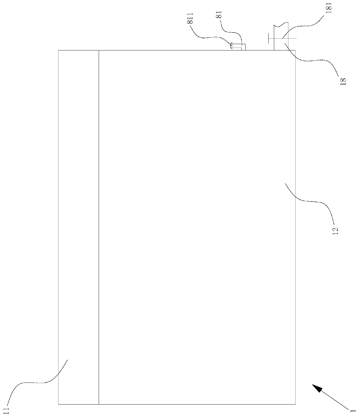 Glass slide flat dyeing device