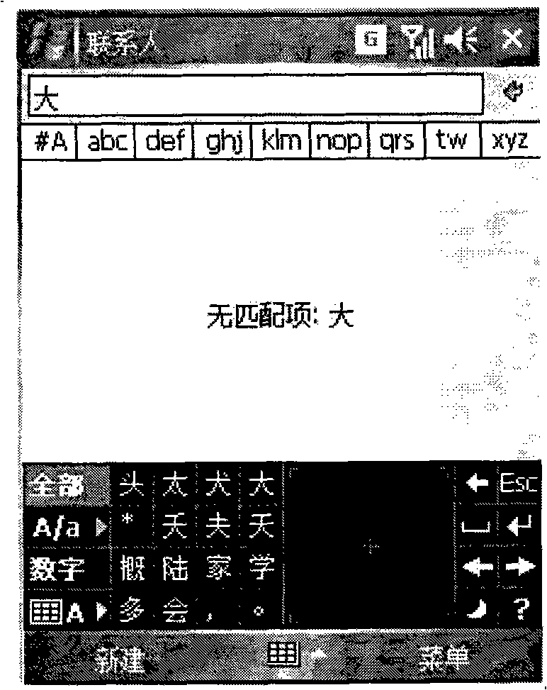 Hand-written input device and method for complete mixing input