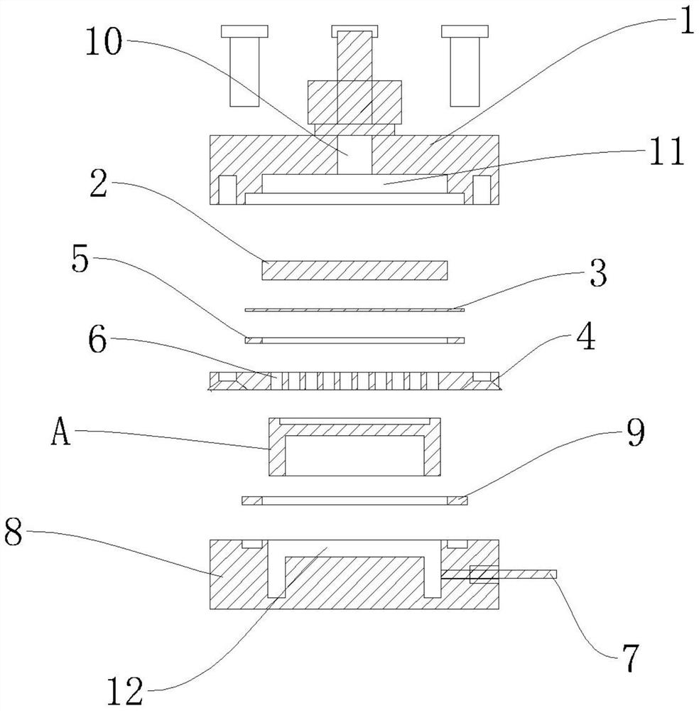 Electrochemical mass spectrum in-situ battery device