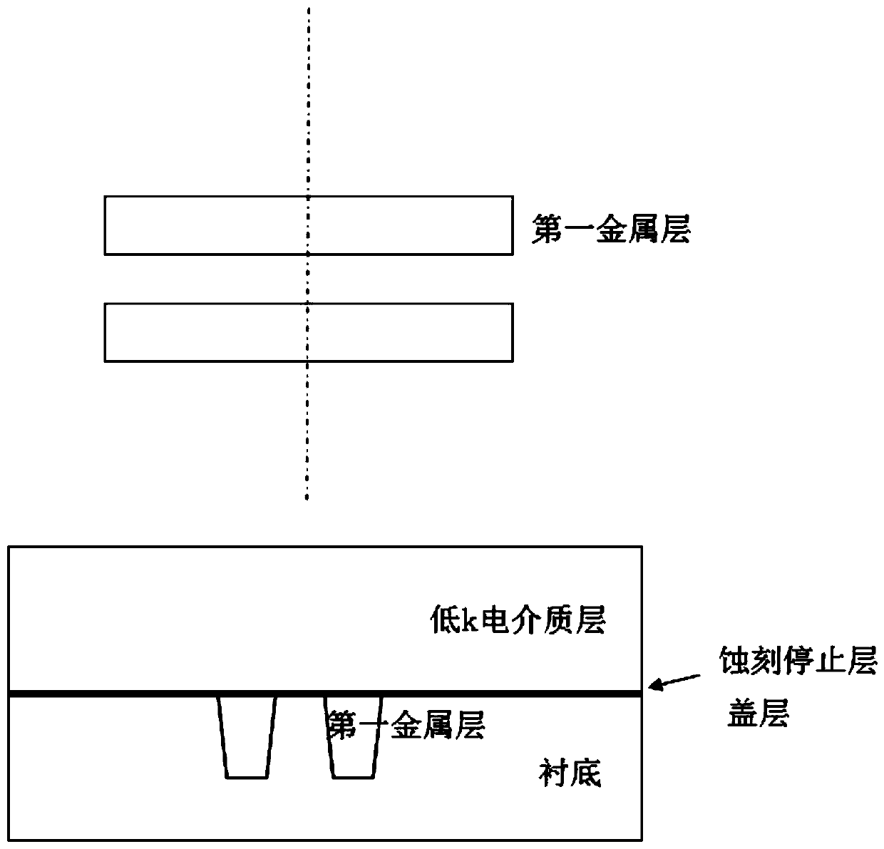 Manufacturing method of advanced node rear-section metal through hole