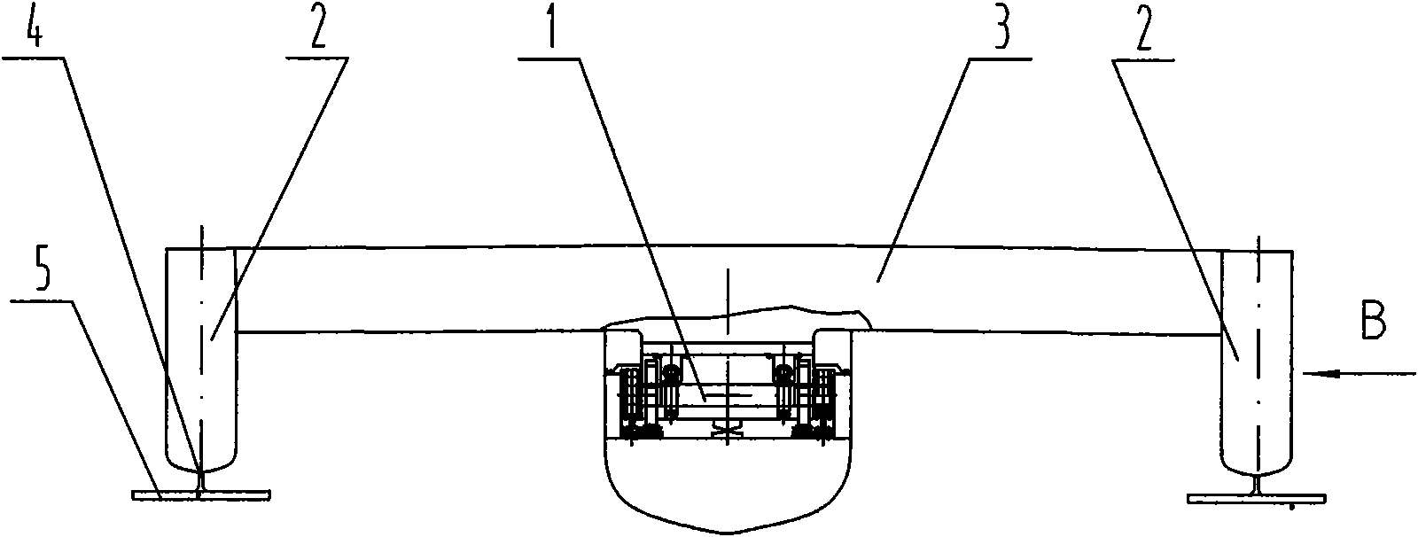 Composite triple-hulled vessel