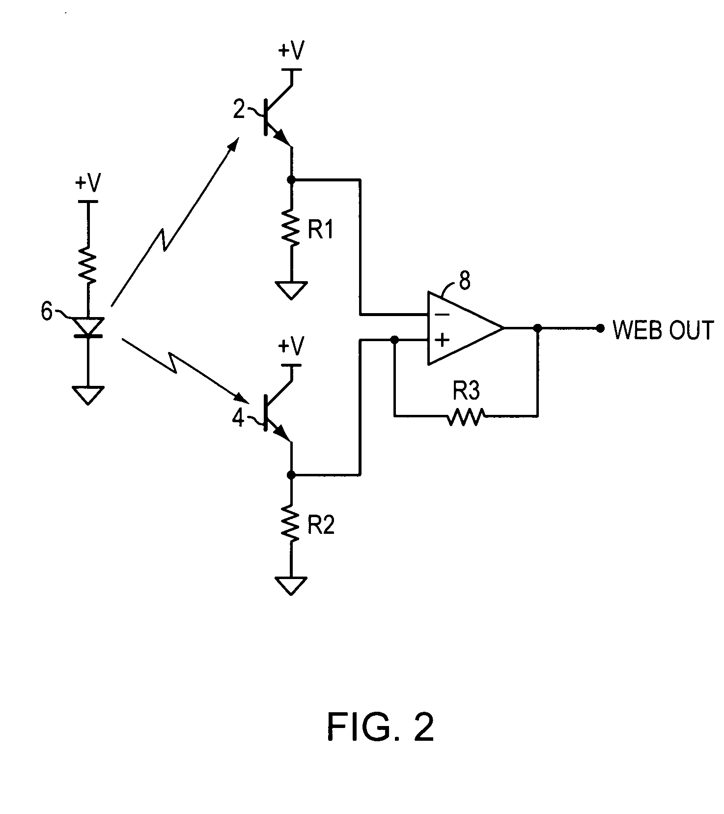 Self calibrating media edge sensor