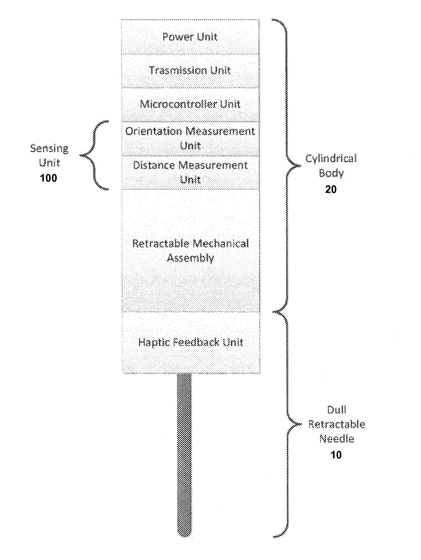 Embedded system and method for needle tracking during medical training and testing