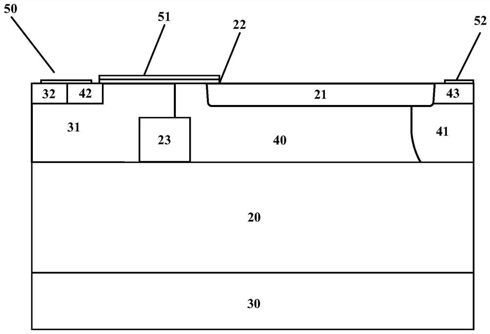 Lateral SOI high voltage device with instantaneous dose rate radiation hardened structure