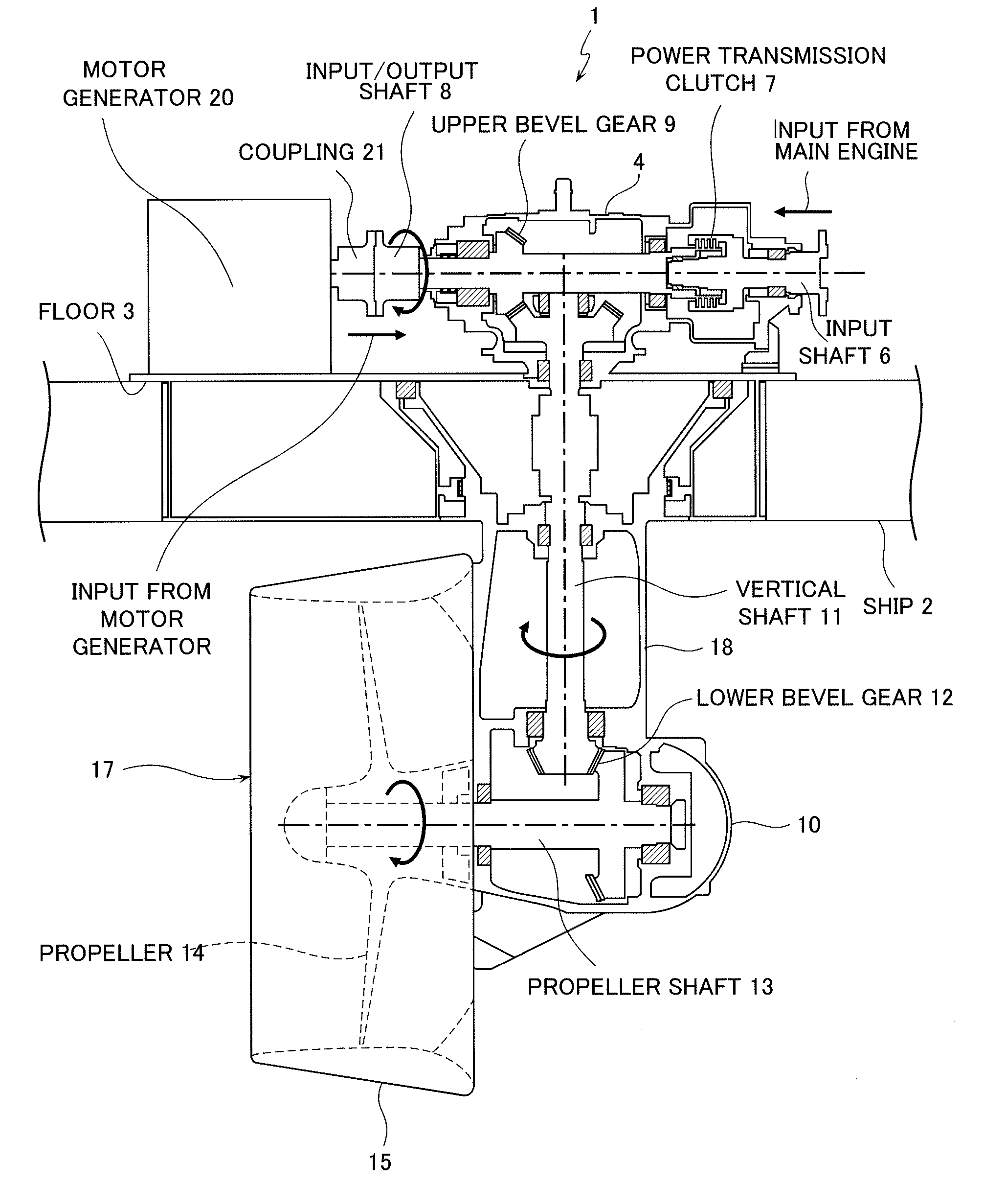 Marine propulsion device