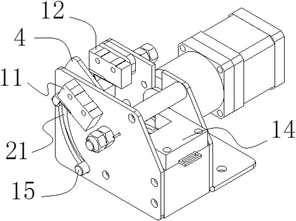 The bag pushing mechanism of the one-piece bag slitting and cutting unit machine