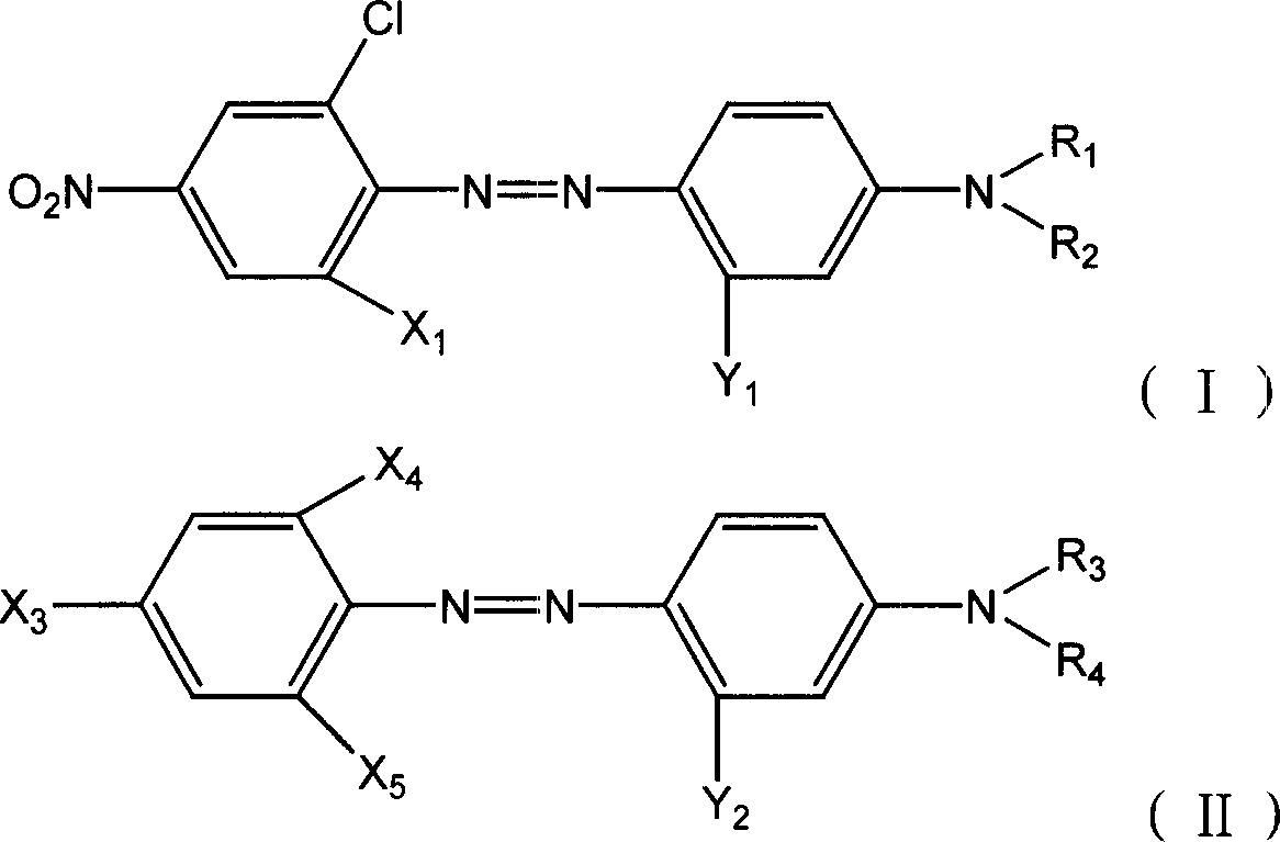 Dispersing orange dye composition and dispersing dye