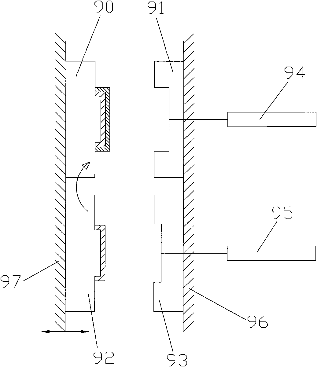 Multicolor injection mould device