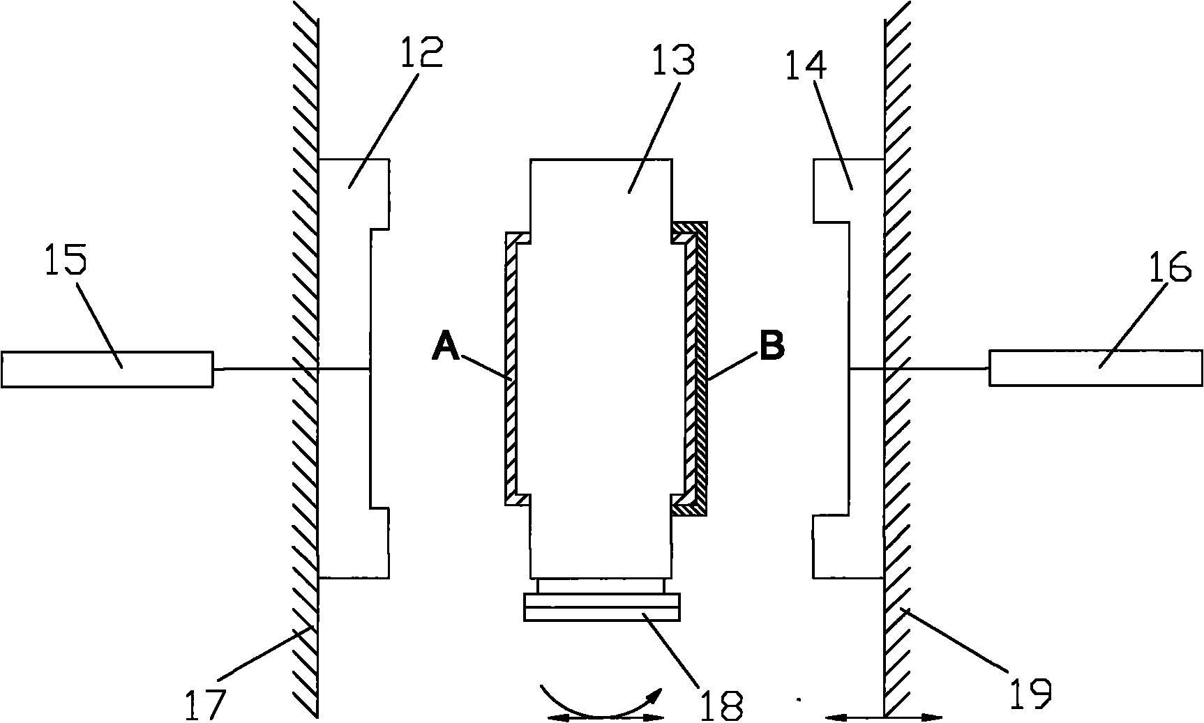 Multicolor injection mould device