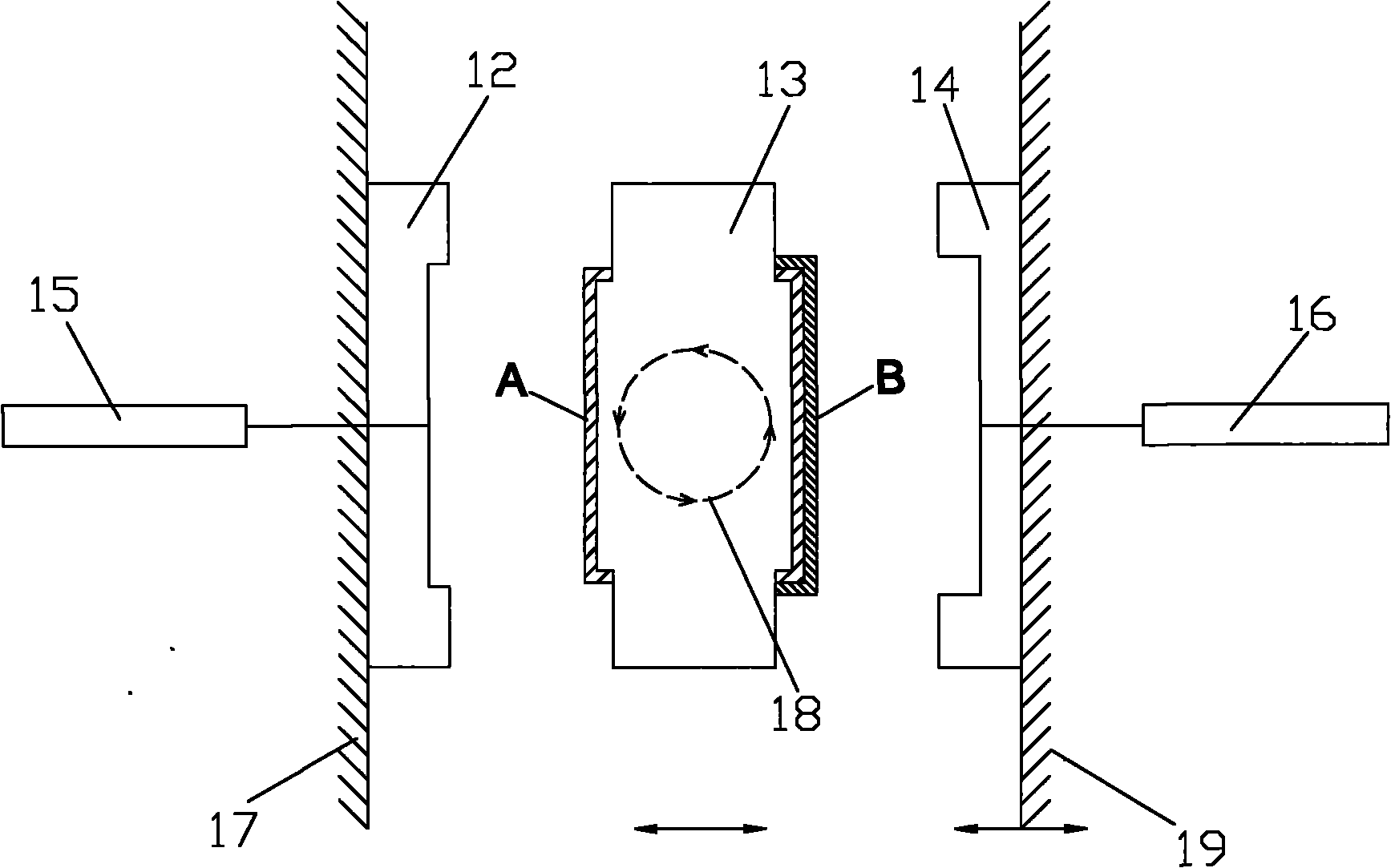 Multicolor injection mould device