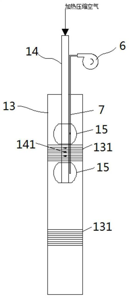 Pneumatic fracturing enhanced multiphase extraction system for contaminated site treatment