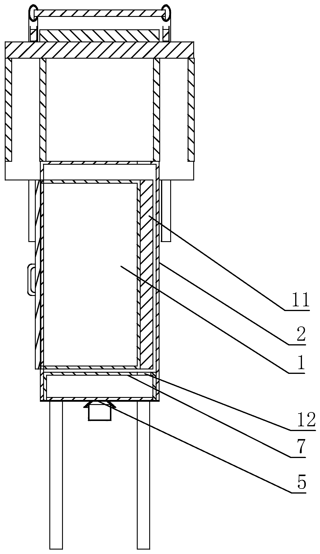 Outdoor power box with self-protection function