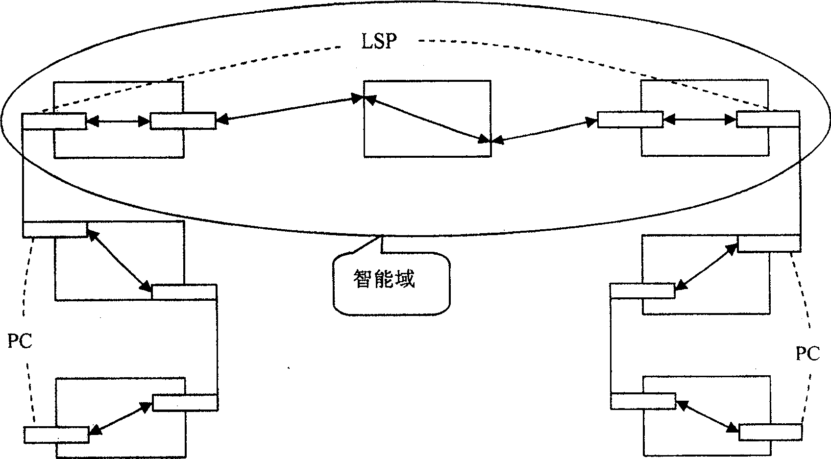 Metod and device for transmitting fusion business