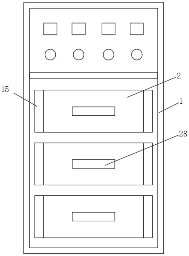 Low-voltage switch cabinet convenient to pull