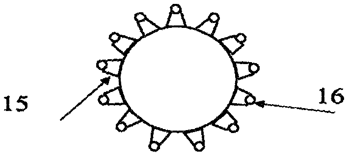 Stepped composite reaming and rock waste removal tool