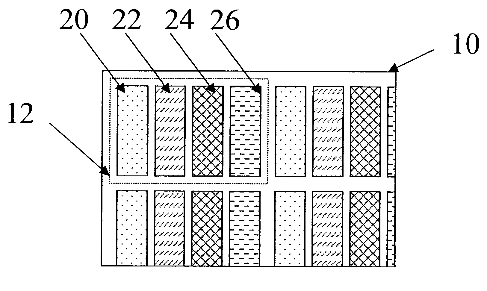 Color OLED display with improved power efficiency