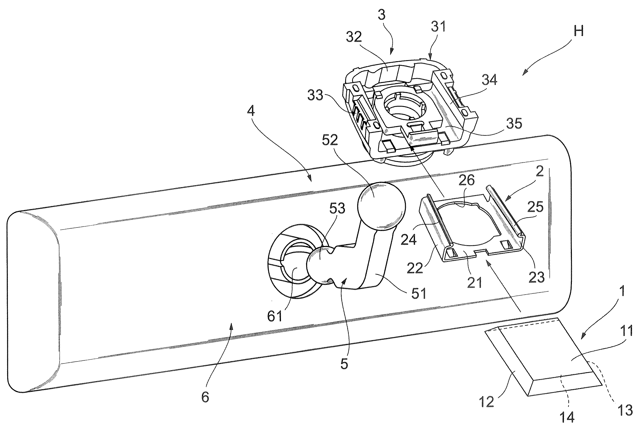 Vehicle interior accessory retainer