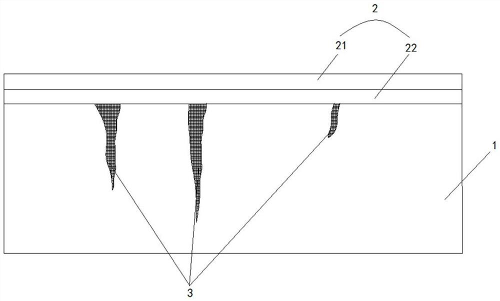 Asphalt road based on thermal power plant existing road and construction method thereof