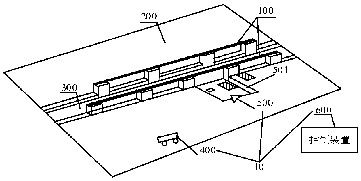 Rail transit locomotive polling pose detection system and method