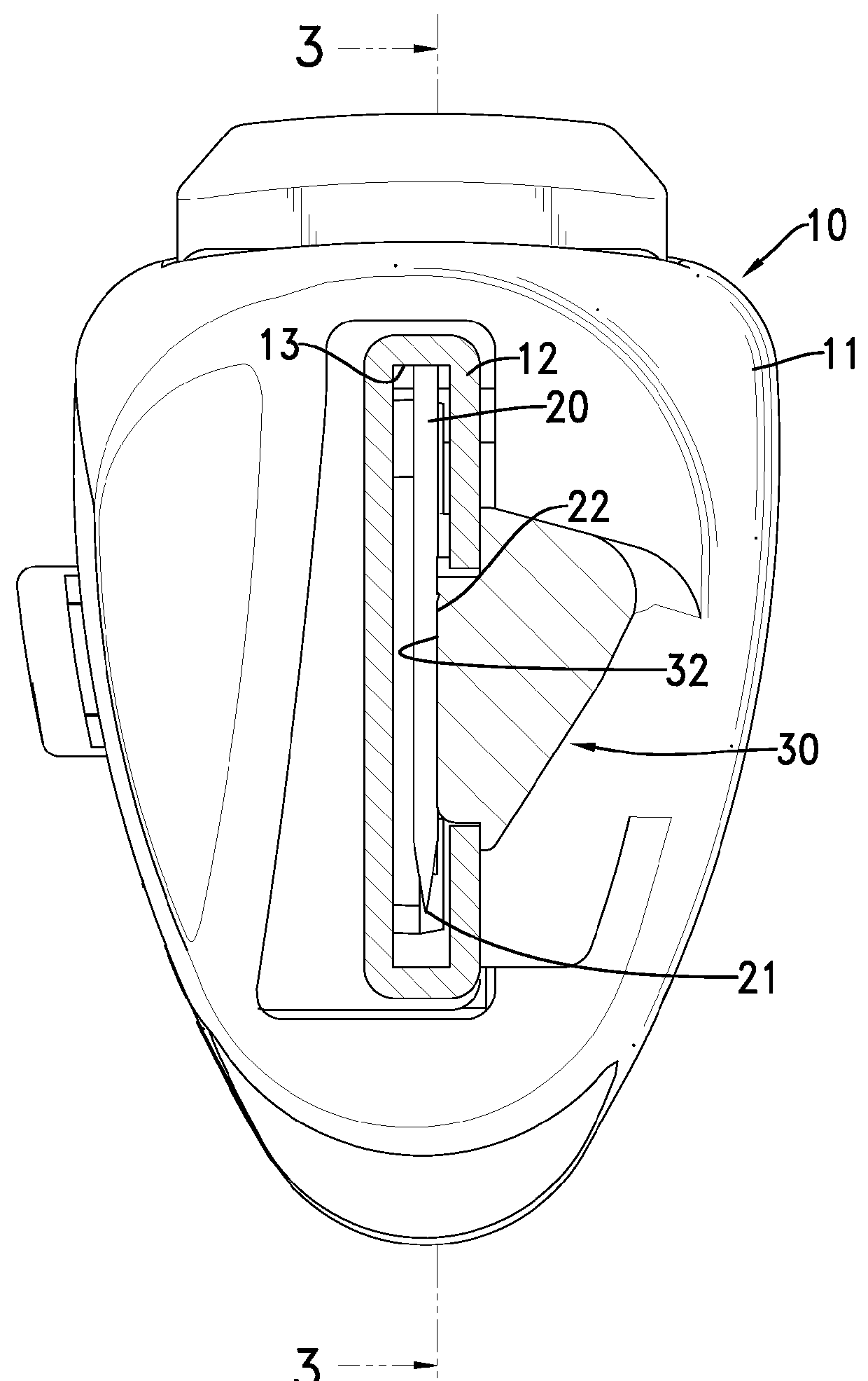 Cutter assembly having a limiting structure