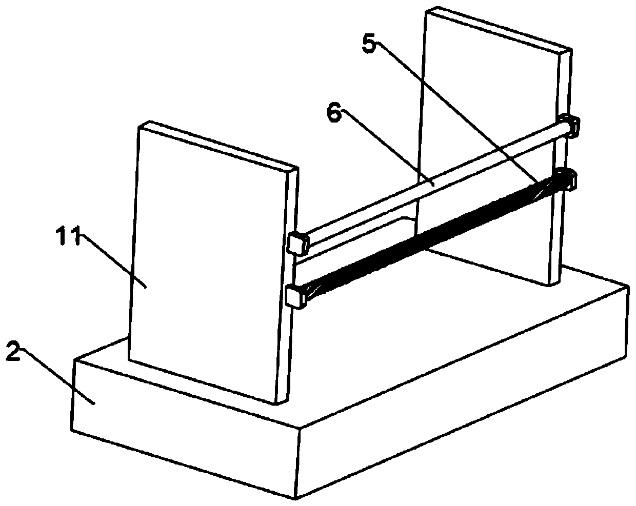 Stranded wire drum stand capable of achieving self-adaptive tensioning force