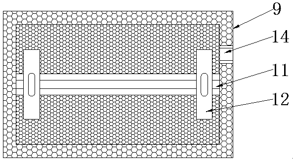 Nerve cell material taking operation desk support device