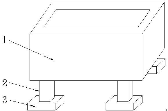 Nerve cell material taking operation desk support device