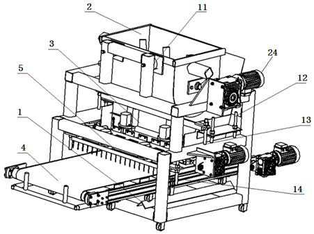 Mechanism and method for automatically mixing mortar and coating tiles