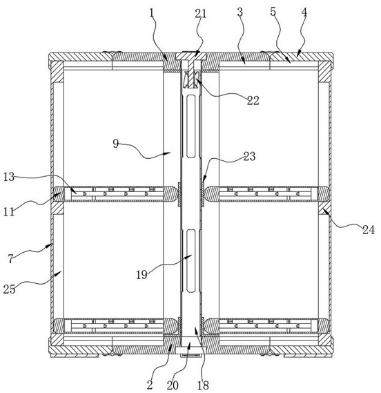 A rack for communication equipment