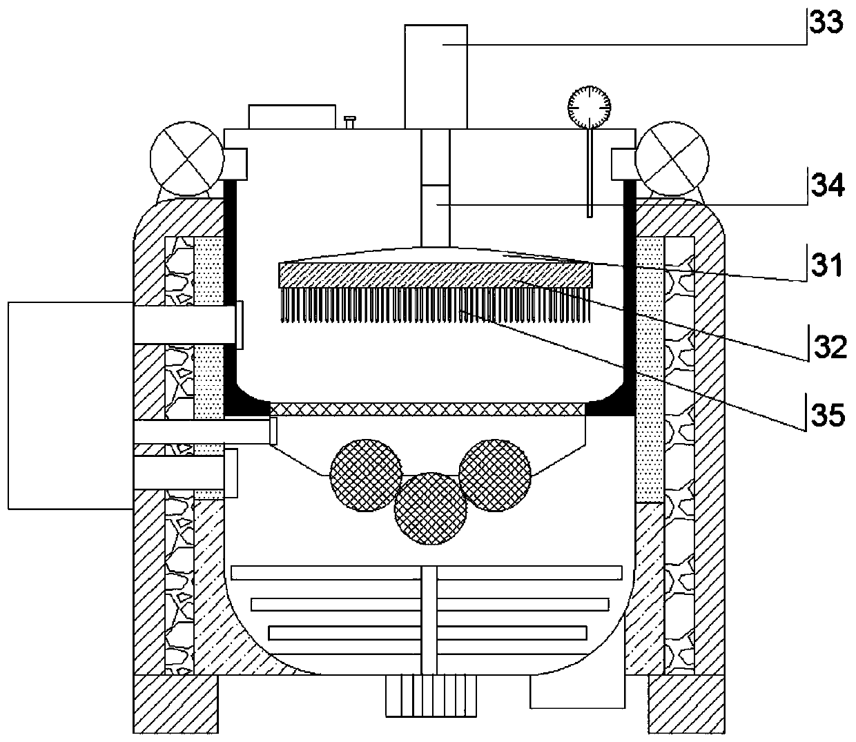 Resin raw material premixing device