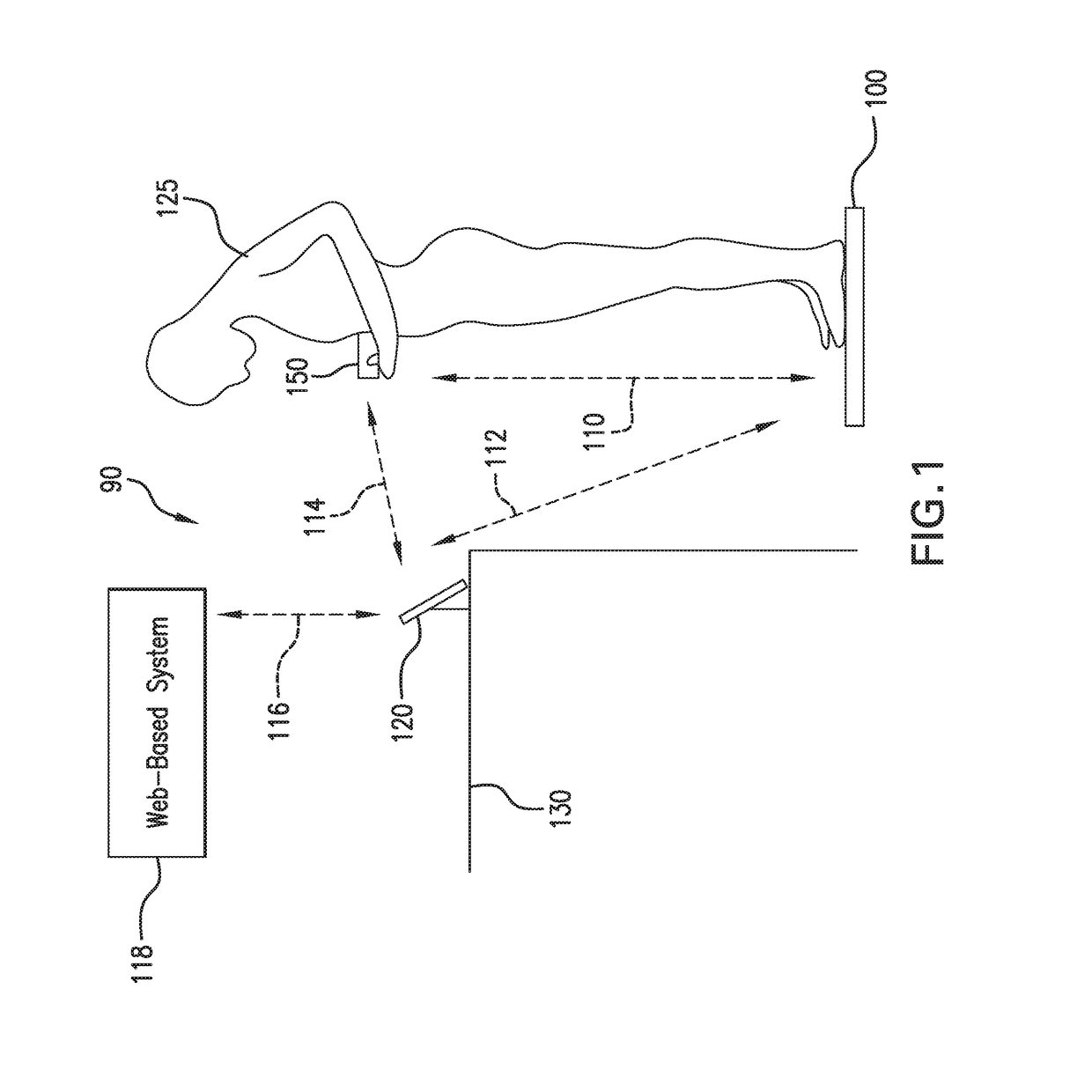 Physiological monitoring system featuring floormat and handheld sensor