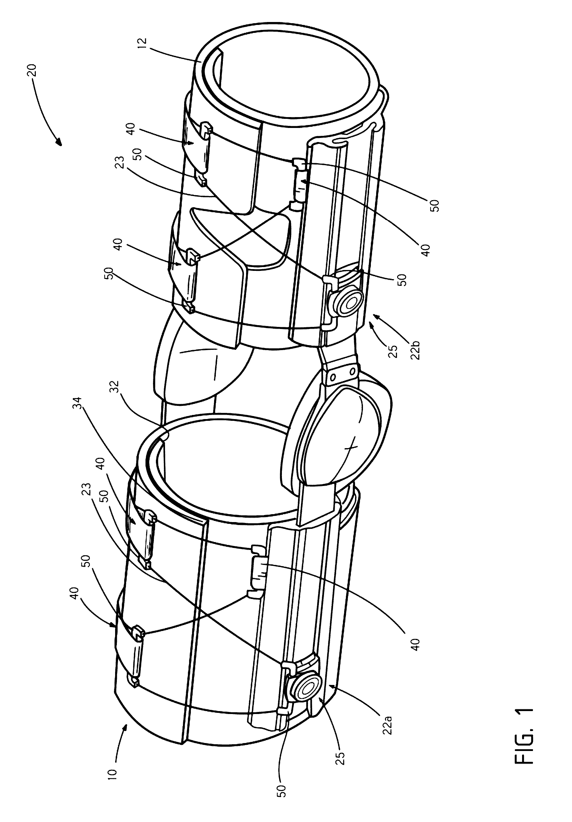 Coupling members for closure devices and systems