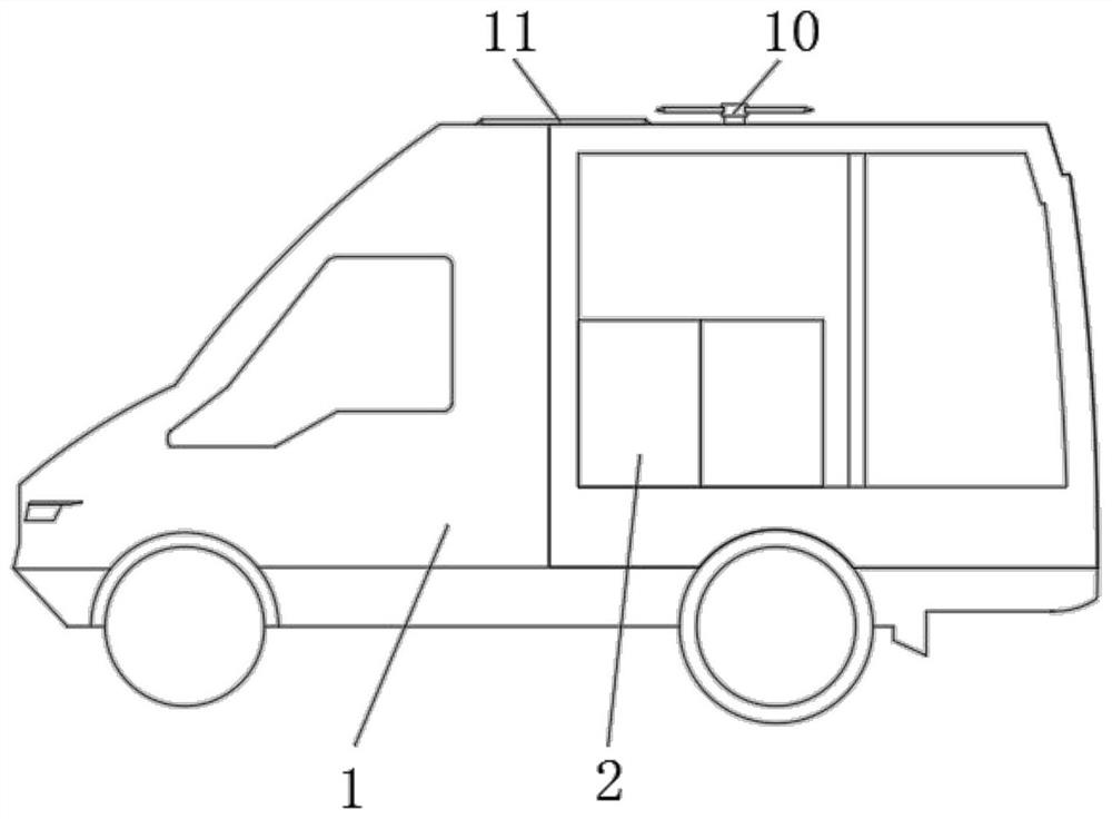 Mobile power supply maintenance vehicle