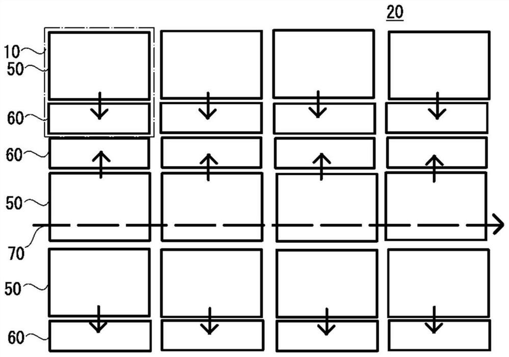 Manufacturing method of backside illuminated and electronic impact type CMOS sensors, pixel and sensor