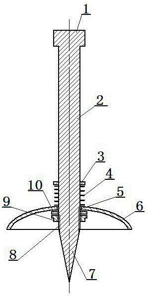 Steel chisel beneficial for labor protection