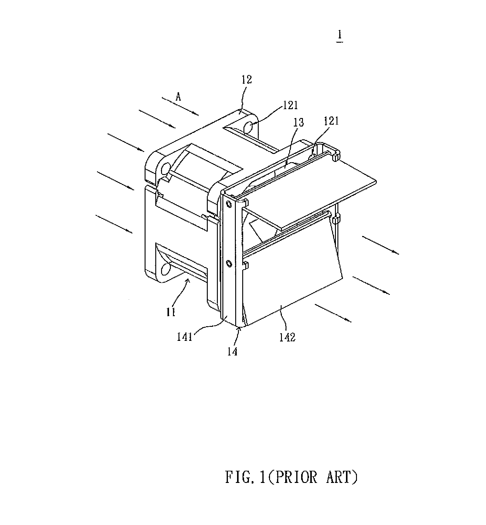 Fan and fan housing thereof having flapper