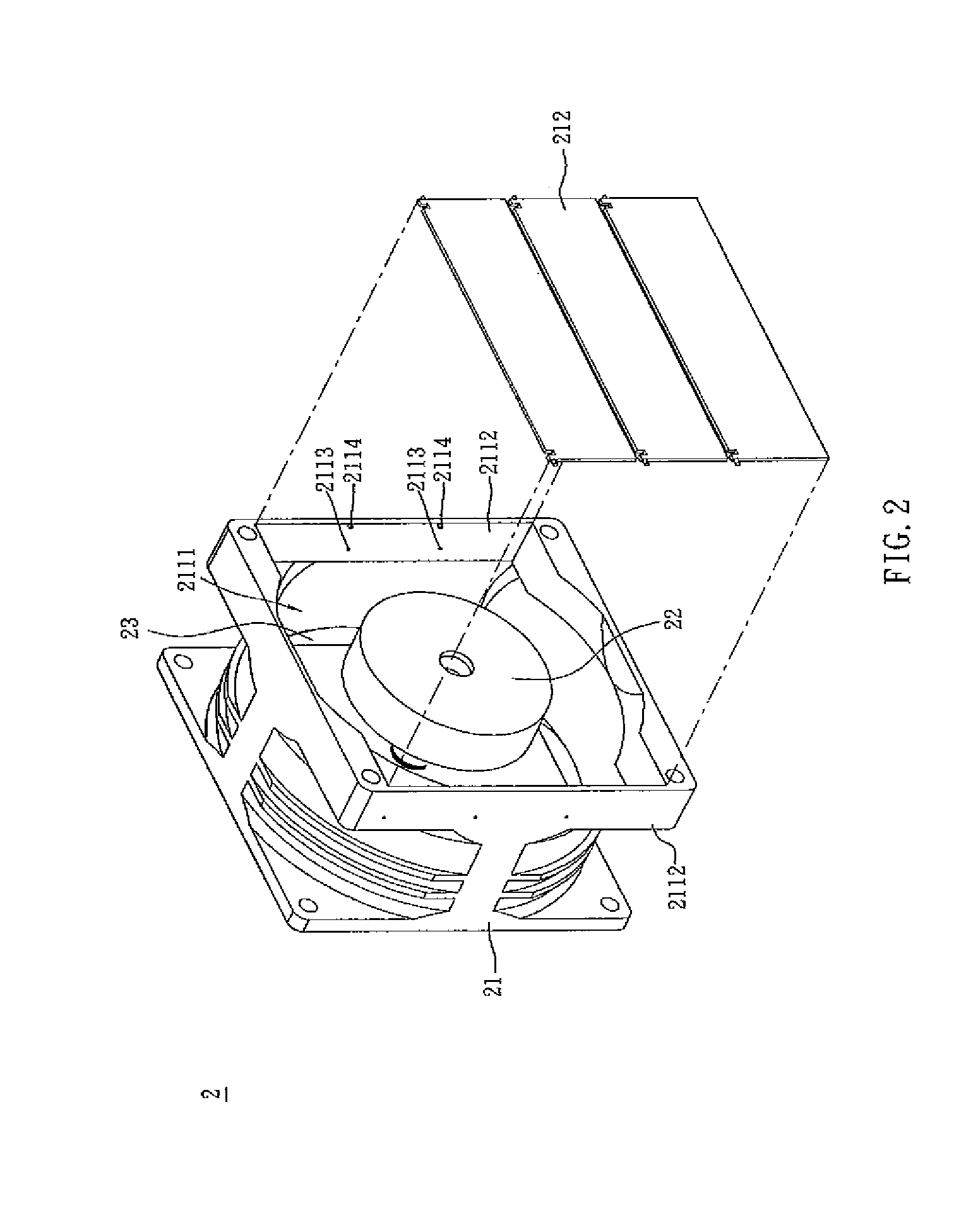 Fan and fan housing thereof having flapper