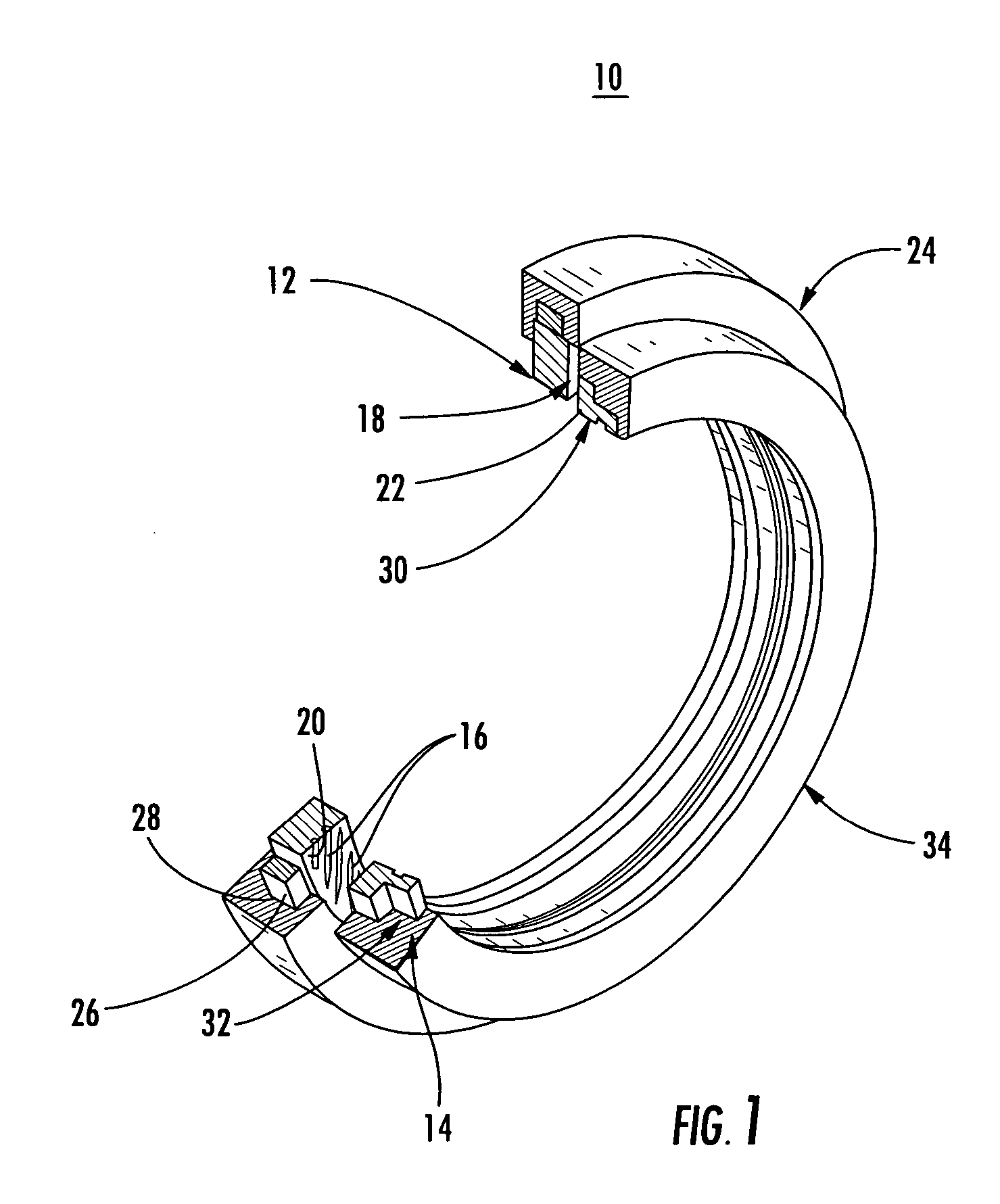 Hydrodynamic magnetic seal